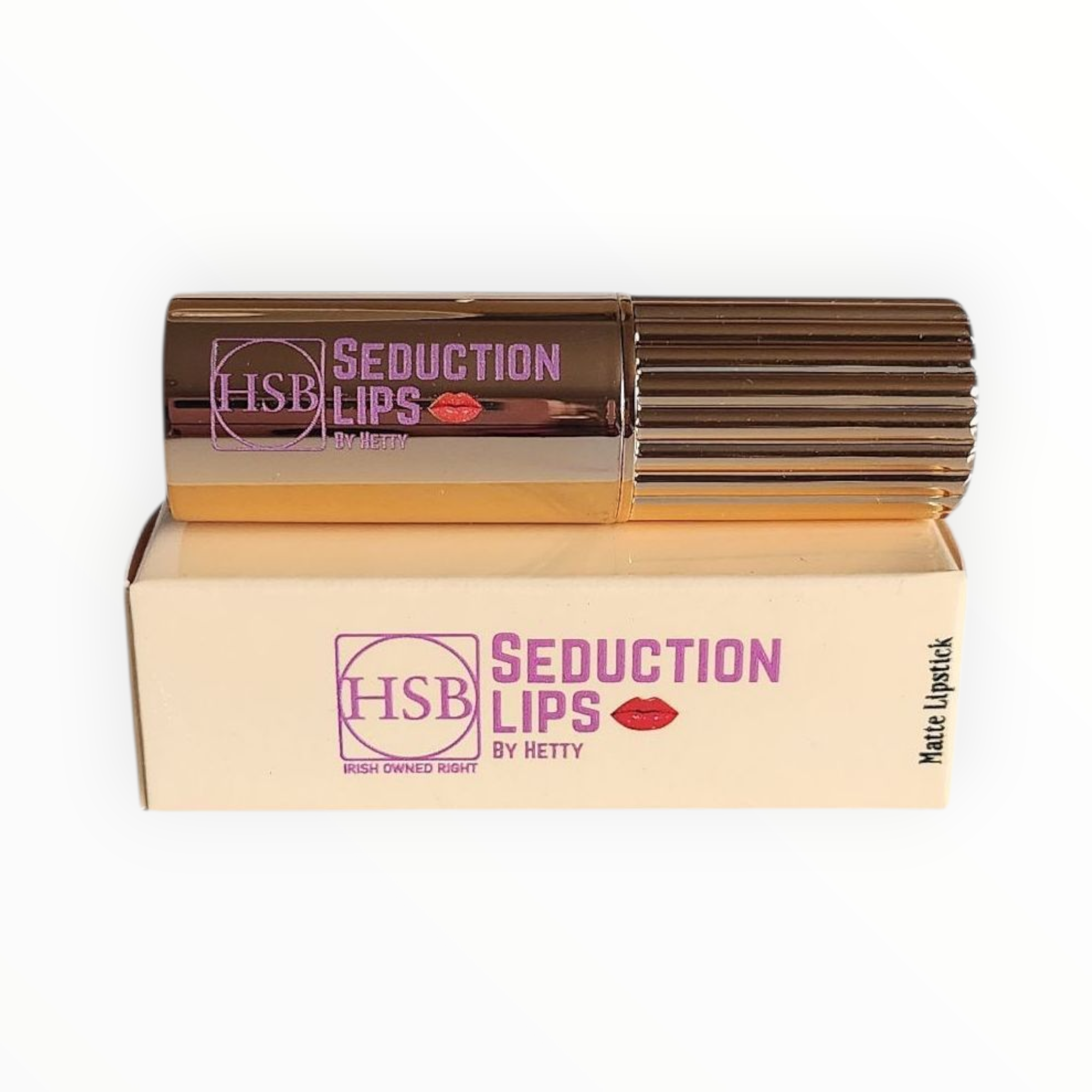 Gold Tube Matte Lipstick - Image 2