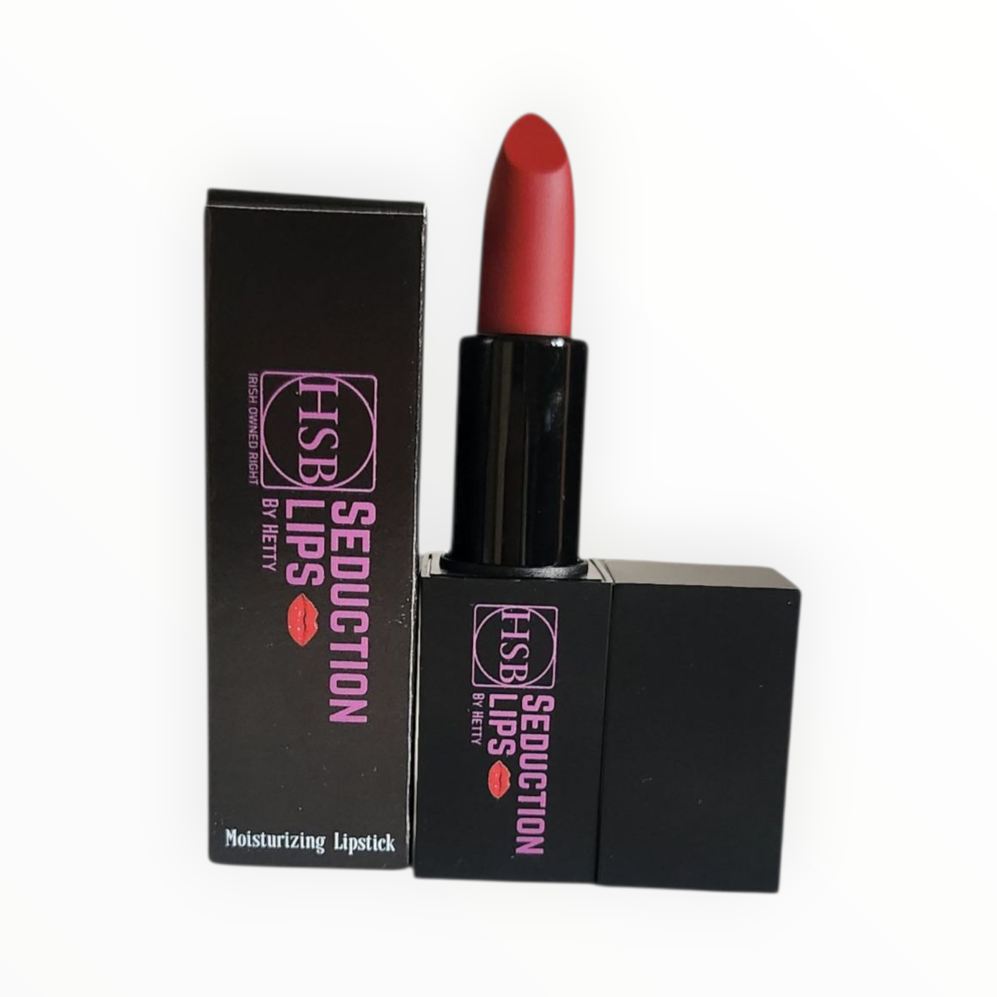 Black tube magnetic buckle lightweight moisturising lipstick