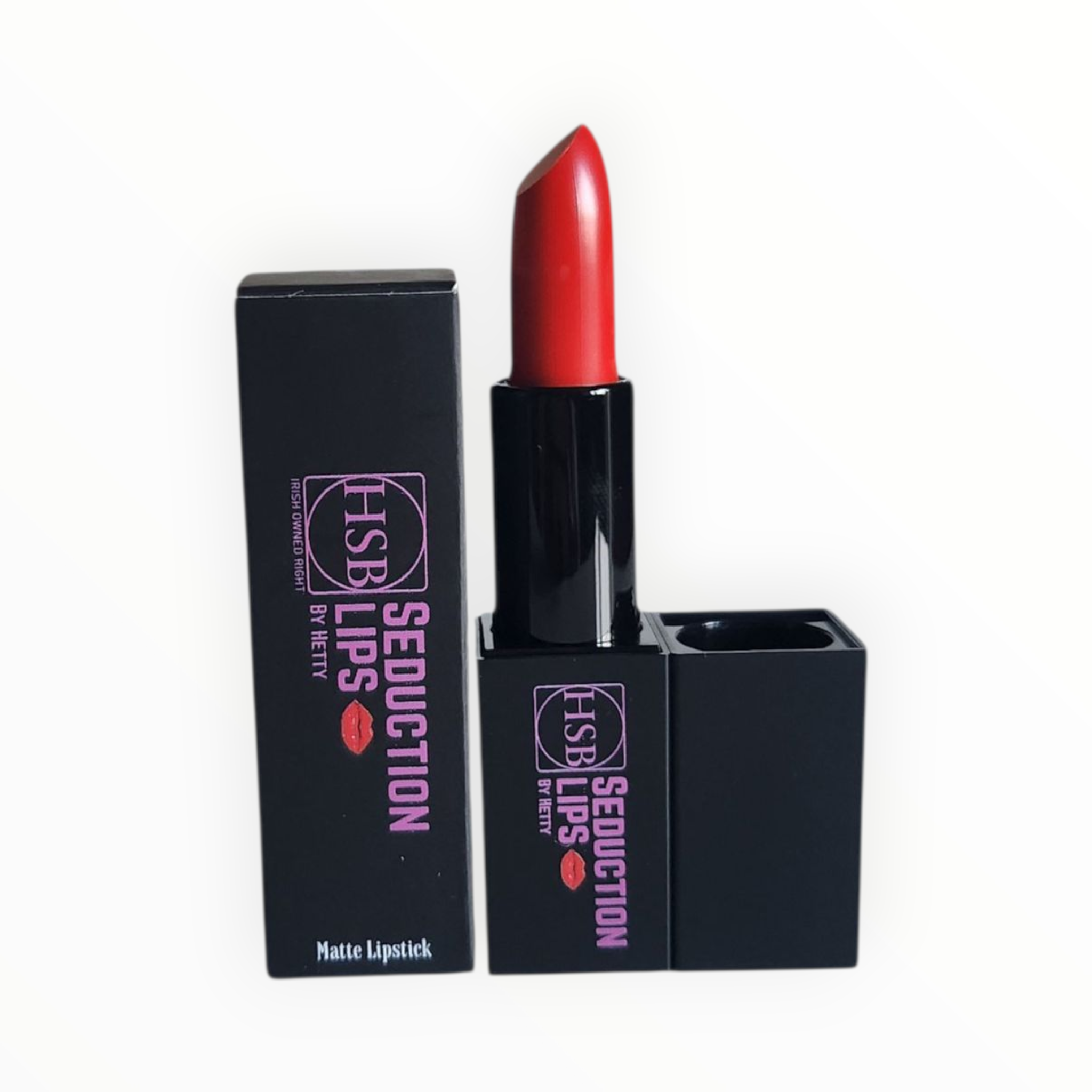 Black tube magnetic buckle lightweight matte lipstick