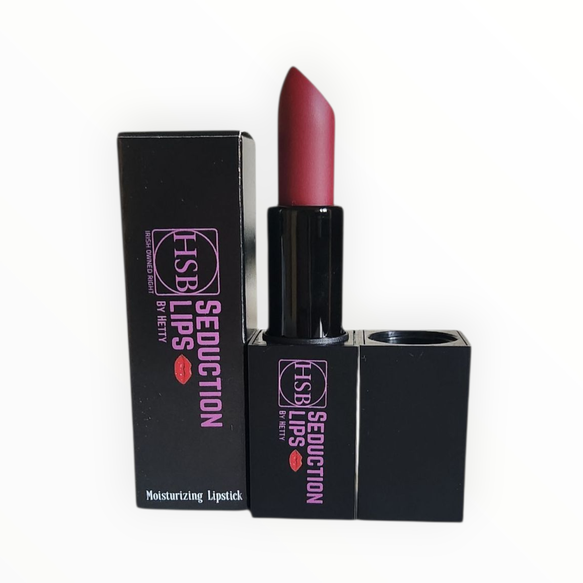 Black tube magnetic buckle lightweight moisturising lipstick